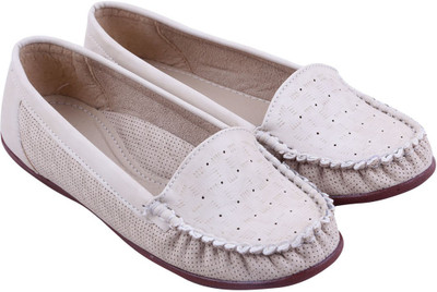 

Adorn New Look Loafers For Women(Beige, Cream