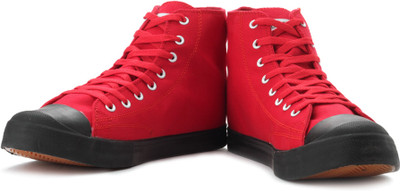 

Lonsdale London Men Mid Ankle Canvas Shoes For Men(Red, Official red