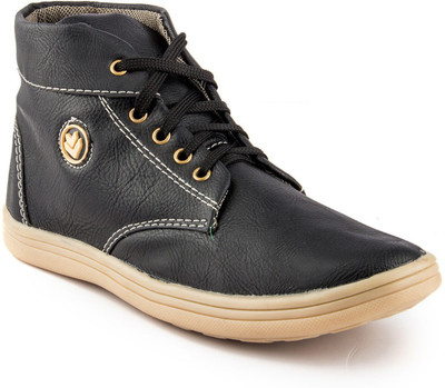 

Golden Sparrow Semi Boots For Men(Black