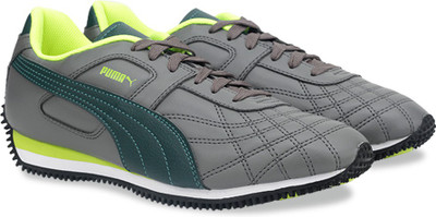 

Puma Mexico DP Sneakers For Men(Grey, Steel gray-ponderosa pine-safety yellow