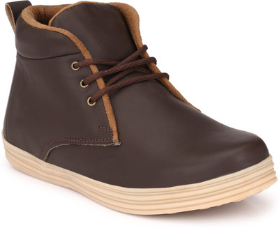 

ZebX Boots For Men(Brown