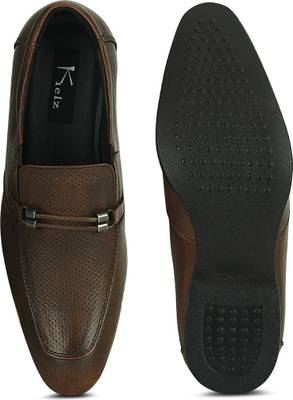 Kielz Kielz Corporate Casuals Tan Slip-Ons Shoes Corporate Casual...