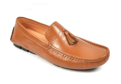 

Toruzzi LEATHER LOAFERS Driving Shoes For Men(Tan