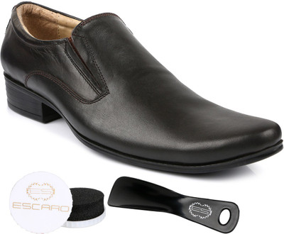 

Escaro Formal Slip On For Men(Black, Brown