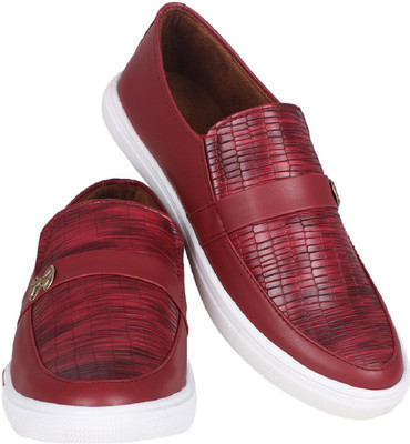 

BootEase Sneakers For Men(Burgundy, Cherry