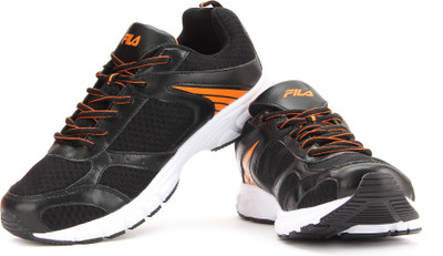 

Fila REGENERATE Running Shoes For Men(Black), Blk/org