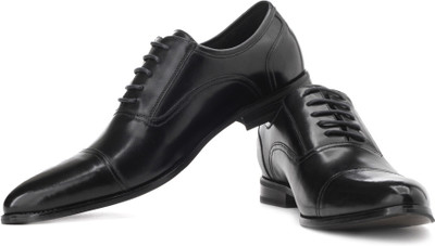 Samsonite Comfort Genuine Leather Lace Up Shoes For Men(Black)