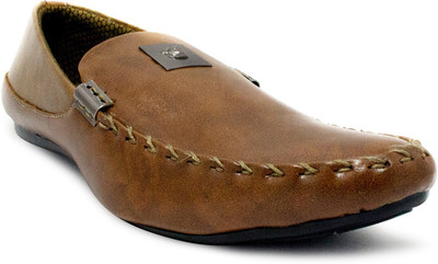 

Shoe Island Modish Brown Loafers Loafers For Men(Brown, Cheeku