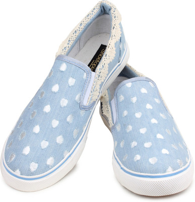 

Shoetopia Canvas Shoes For Women(Blue, Light blue