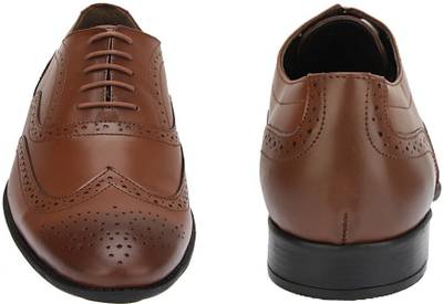 Brigit Brogue Shoes Brown Lace Up
