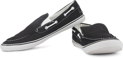 

Flippd Canvas Loafers For Men(Black, White)