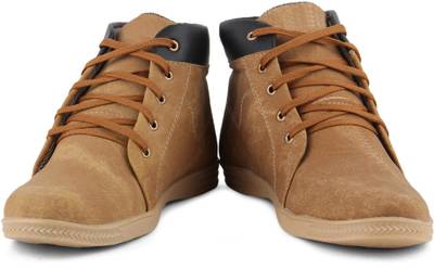 Tashi Stylish Long Toe Camel Sneakers