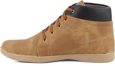 Tashi Stylish Long Toe Camel Sneakers