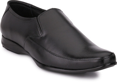 

Mactree Genuine Leather Slip On Shoe For Men(Black)