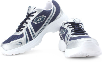 

Lotto Snug Running Shoes For Men(Silver, Navy