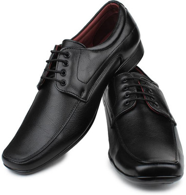 

Digni Men Leather Formal Shoes (BLACK) Derby For Men(Black