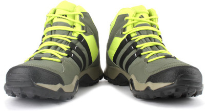 

ADIDAS AX2 MID Hiking & Trekking Shoes For Men(Green, Basgrn/cblack/sesoye