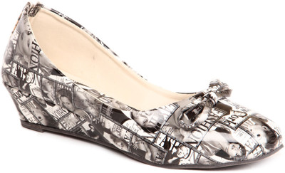 

Ignis Magazine Wedge Bellies For Women(Black, Black002