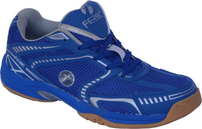 

Feroc Blue Badminton Shoes For Men(Blue
