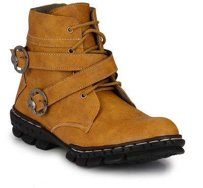 

ZebX Boots For Men(Tan