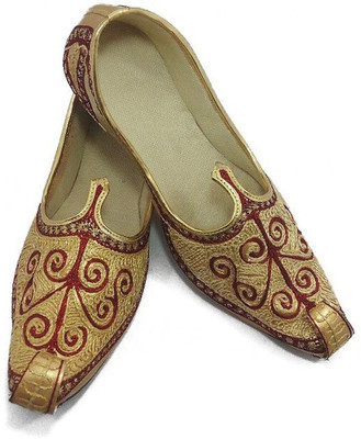 

skylyf Mojaris For Men(Gold