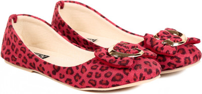 

TEN Red Suede Bellies For Women(Red)