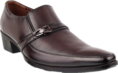 

Metro Men's Formals & Lace-Up Flats Slip On For Men(Maroon, 44;maroon
