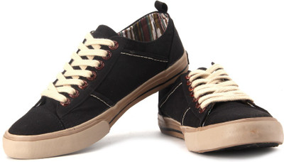 Sparx Men Sneakers For Men(Black, Orange, Black black