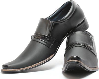 50% OFF on Pede Milan Monarch Slip On Shoes For Men(Black)