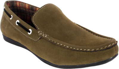 

1AAROW Loafers For Men(Green