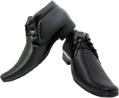 

Elvace 9008 Lace Up Shoes For Men(Black, 9008;black