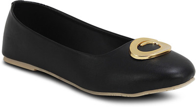 

Get Glamr Lita Flats Bellies For Women(Black