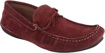 

Guava Driving Shoes For Men(Burgundy, 21;burgundy