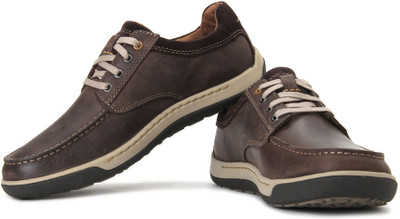 

Clarks Reeder Place Corporate Casuals For Men(Brown, Dark brown l