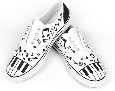 

F-Gali The Piano Low Top Canvas Shoes Canvas Shoes For Men(Multicolor