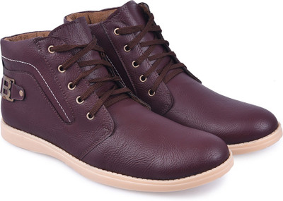 

Andrew Scott Cherry Slip On Sneakers For Men(Burgundy