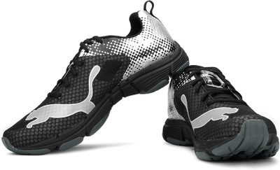 

Puma Mobium Ride NC Powered Running Shoes For Men(Black, Silver, 02;black;silver metallic