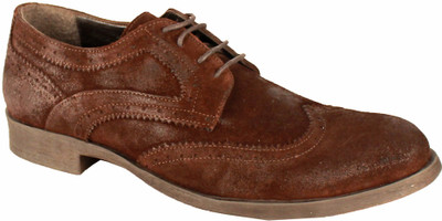 Salt N Pepper Old Monk Brown Suede Casual Shoes For Men(Brown)