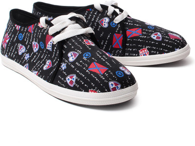

Nell Canvas Shoes For Women(Black)