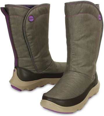 

Crocs Boots For Women(Grey), 15763-23d