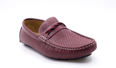 

Belle Gambe Loafers For Men(Maroon, Red