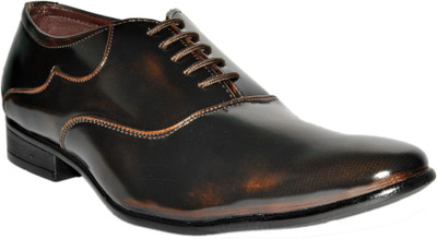 

Leather Chief Party Wear Shoes For Men(Brown)