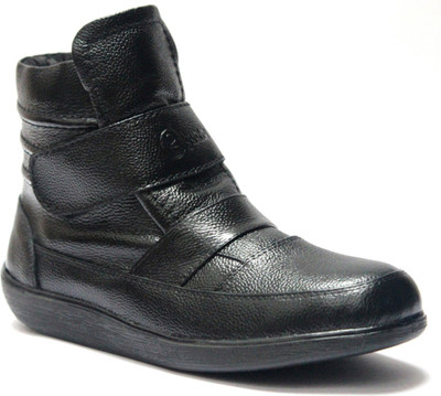 

Guava Comfy Black Boots For Men(Black