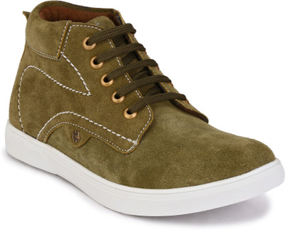 

Knoos Outlander Leather Boots For Men(Olive