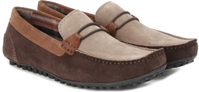 

WROGN Genuine Leather Loafers For Men(Brown, Java