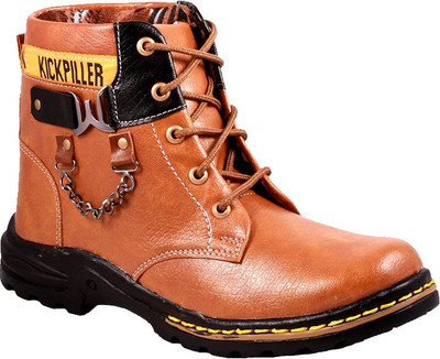 

Stylos Boots For Men(Multicolor, Tan