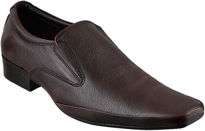 

Mochi Formal Slip On Shoes For Men(Brown, 44;maron