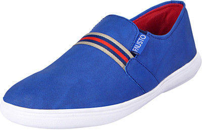 

FAUSTO Canvas Shoes For Men(Blue