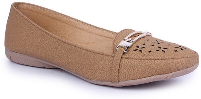 

Sindhi Footwear Loafers Loafers For Women(Beige)