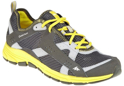 

Quechua by Decathlon Grey Hiking & Trekking Shoes For Men(Grey, Yellow)